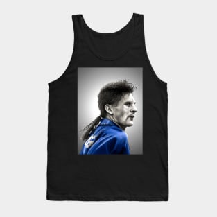 Roberto Baggio - Italy Football Artwork Tank Top